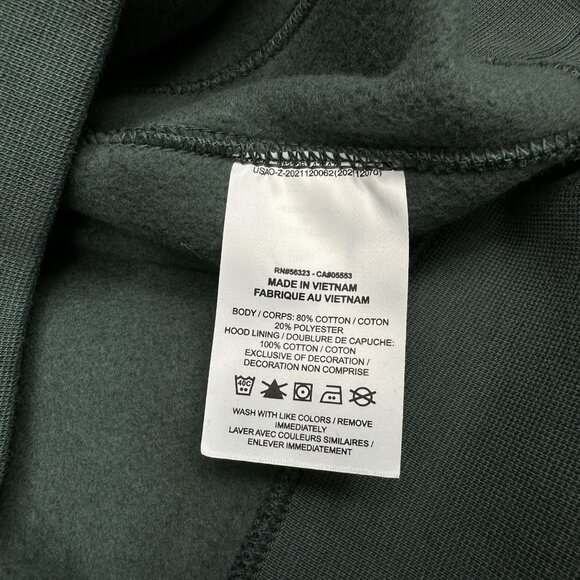 Nike Air JDI Fleece Hoodie Pullover Fleece Green Men’s Sizes 918347-060 - Picture 6 of 6